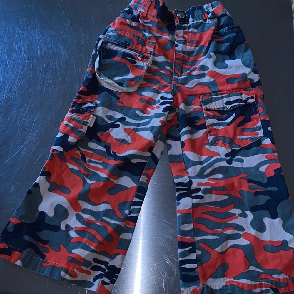 Orange Camo Pants